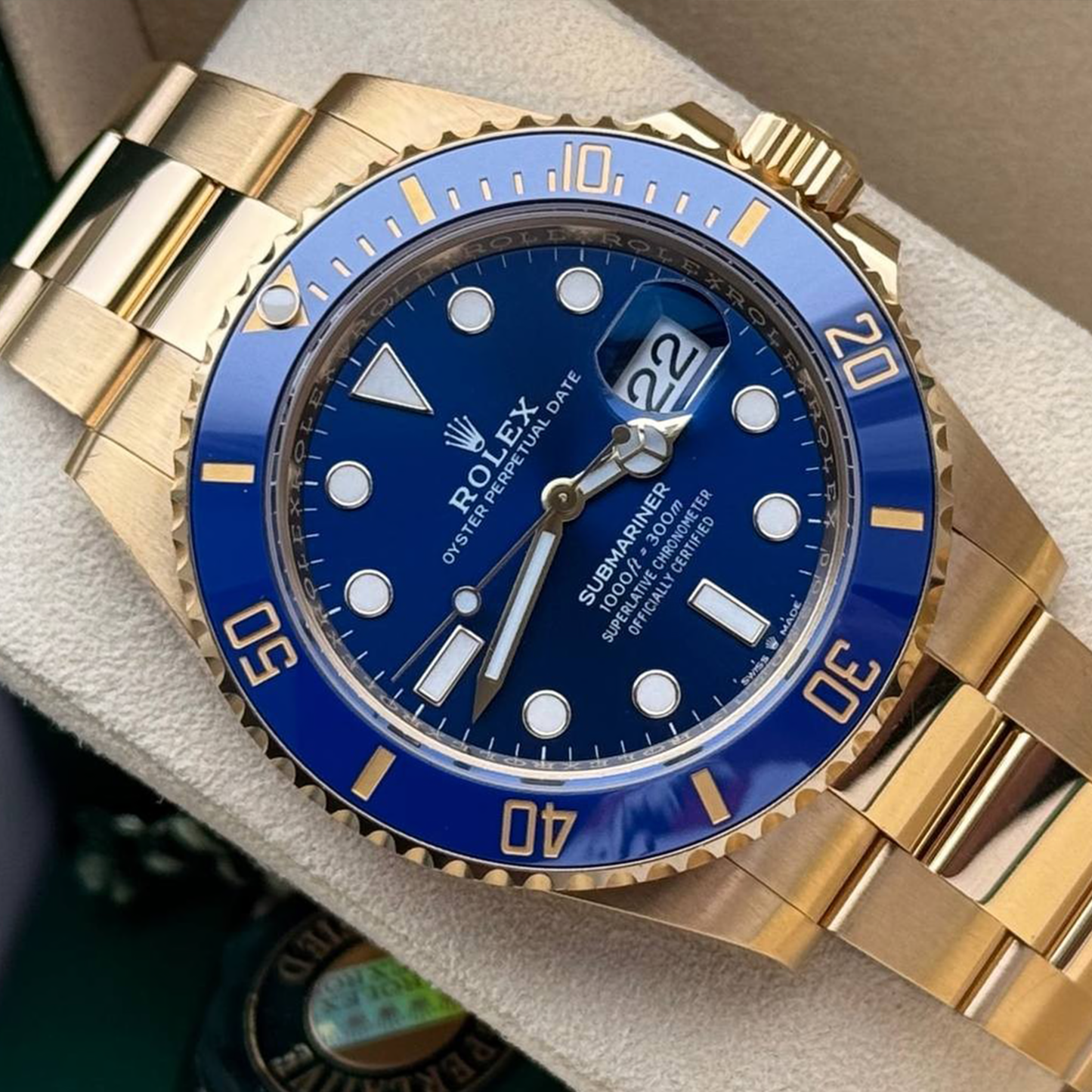 Submariner Date 126618LB yellow gold